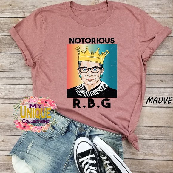 Notorious RBG Shirt, Ruth Bader Ginsburg Shirt - Picture 1 of 2